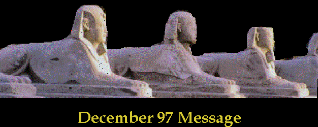 December 97 Message